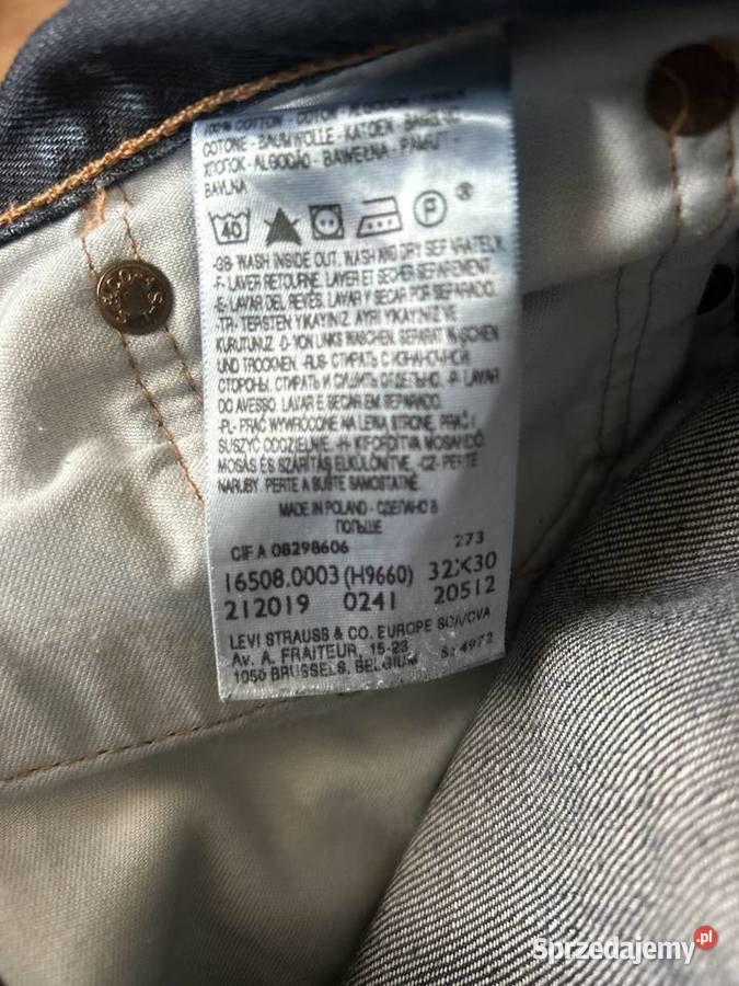 Męskie spodnie jeansowe LEVIS W32L30 OKAZJA Levi's