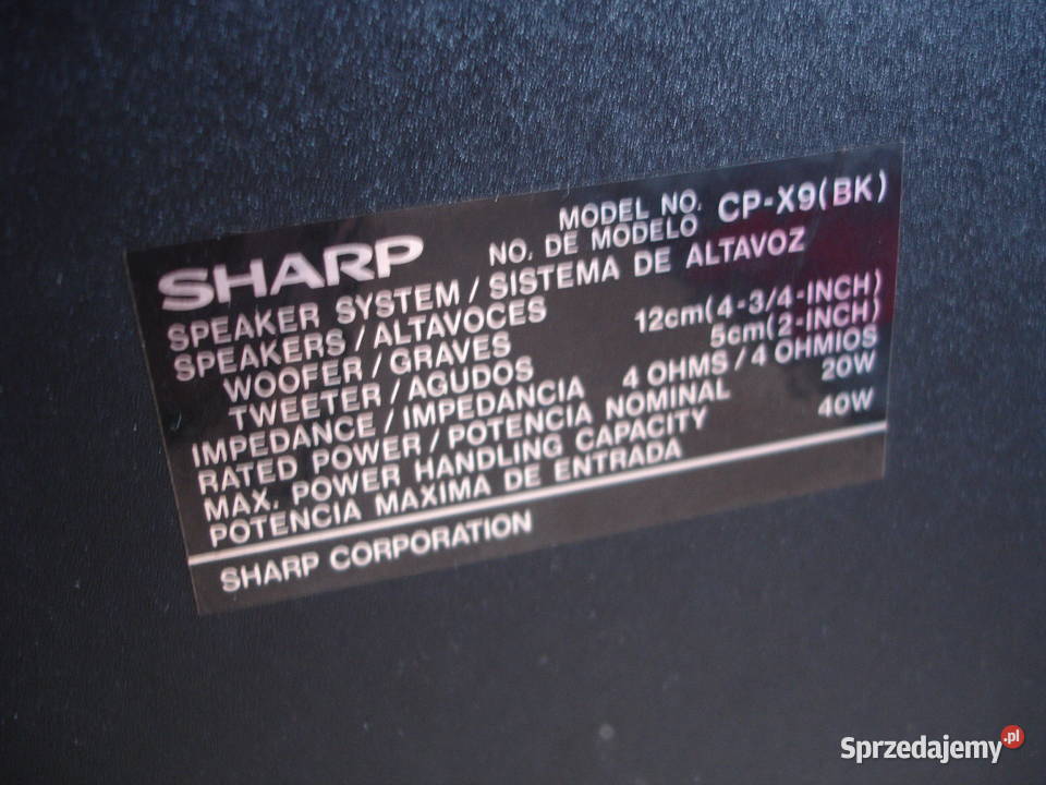 Radiomagnetofon SHARP GX67H Zielona Góra
