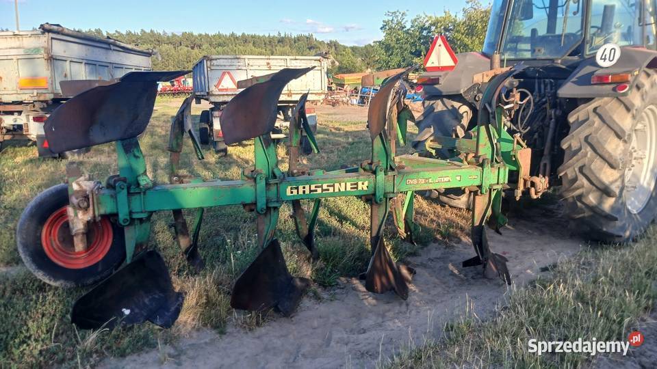 Pług obrotowy Gassner 4 skiby lemken kuhn rabe nieuszkodzony Wieluń