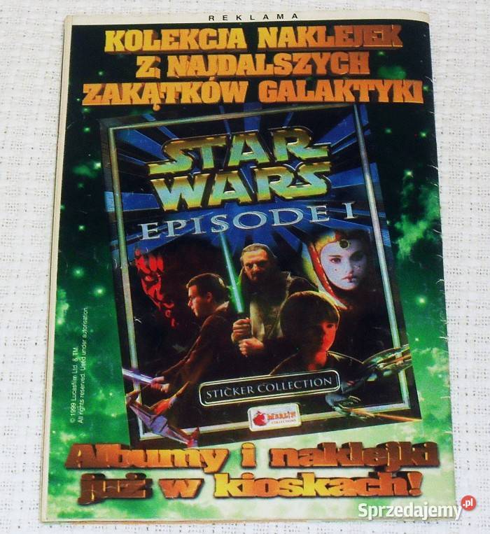 Komiks Gwiezdne Wojny QuiGon Jinn Misja Vadera śląskie Gliwice