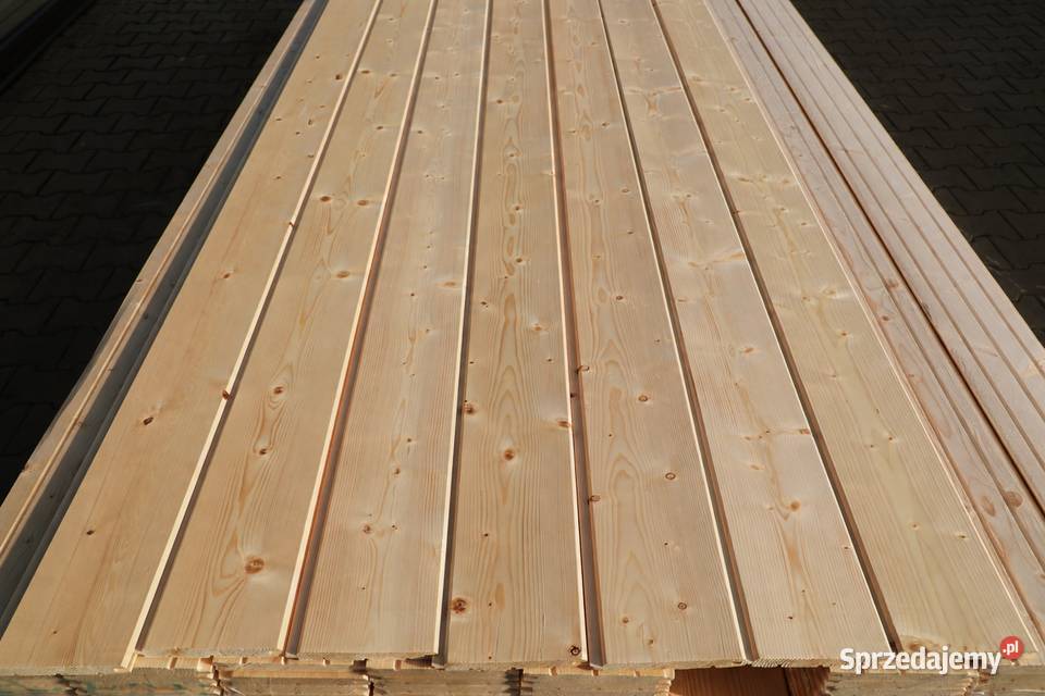 Szalówka deska elewacyjna świerkowa 14 x 121 mm lubelskie Łabuńki Pierwsze sprzedam