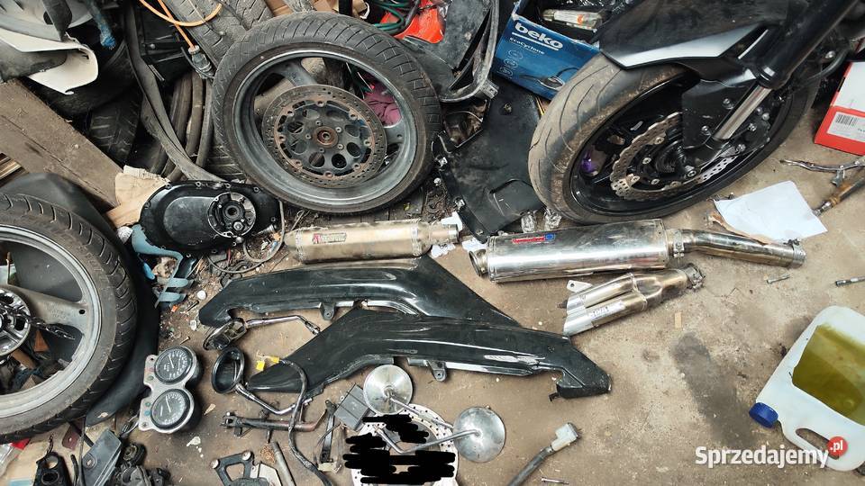 części suzuki gs 500 silnik gaźniki wiązka moduł Motocykle na części Białystok