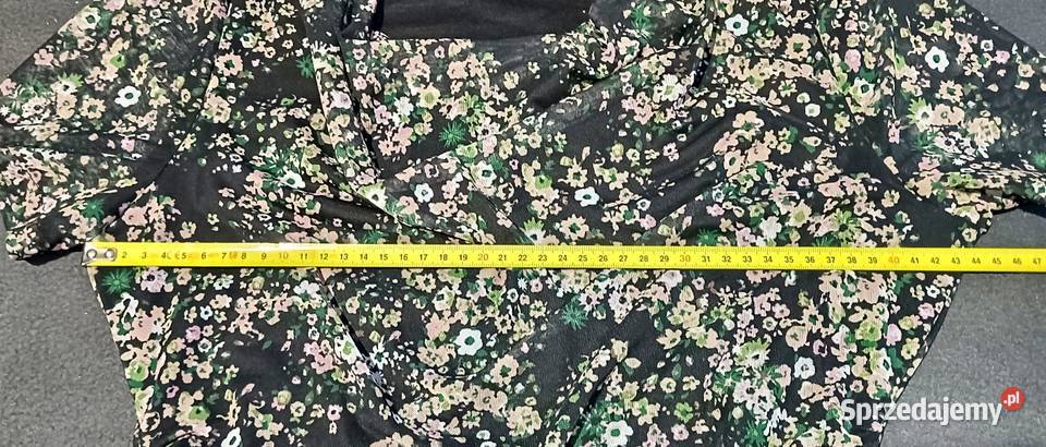 Sukienka w kwiatki M zielony dolnośląskie Wrocław
