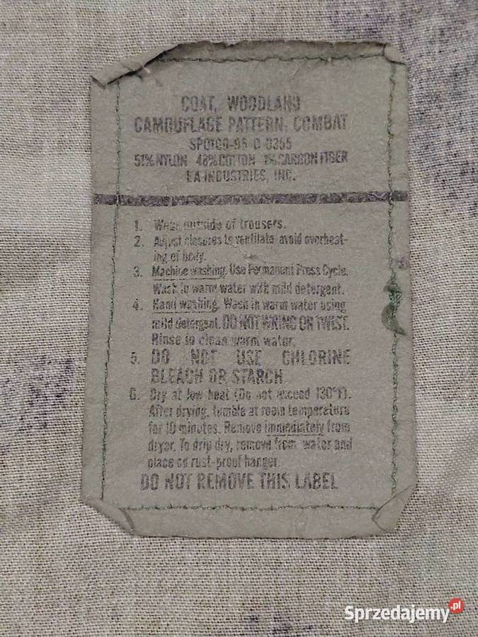 Bluza BDU woodland medium short NYCO obszyta dolnośląskie