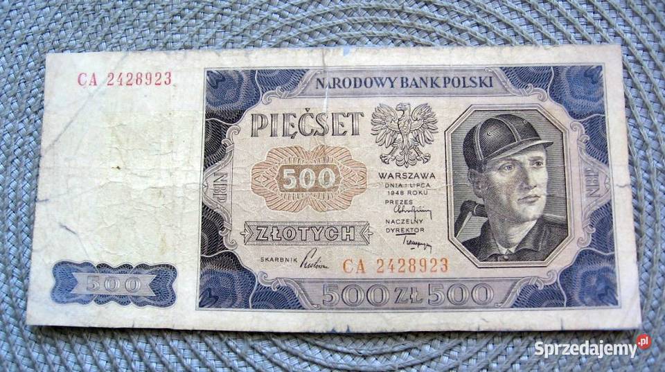 Polska 500 1948r Kalisz