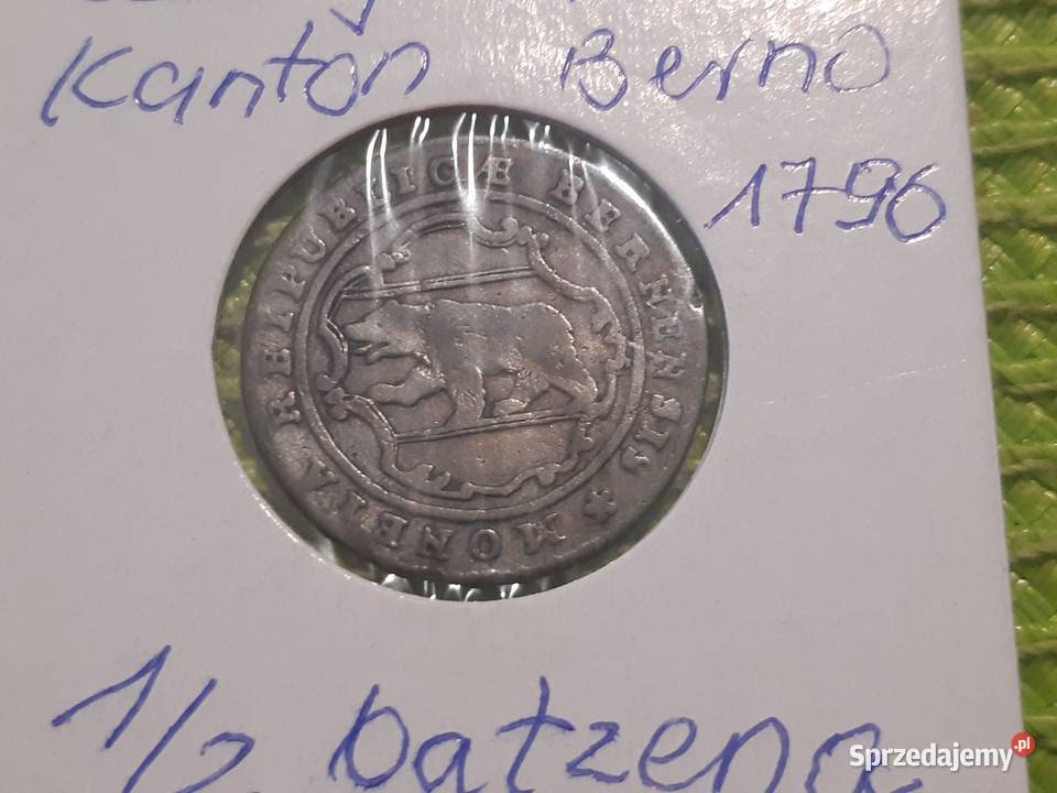 moneta srebrna Szwajcarii z 1796r Łomża