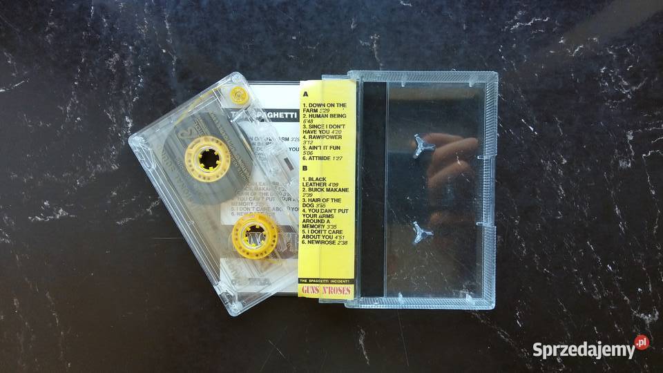 Kaseta Guns N Roses The spaghetti incident Płyty i kasety Siemiatycze