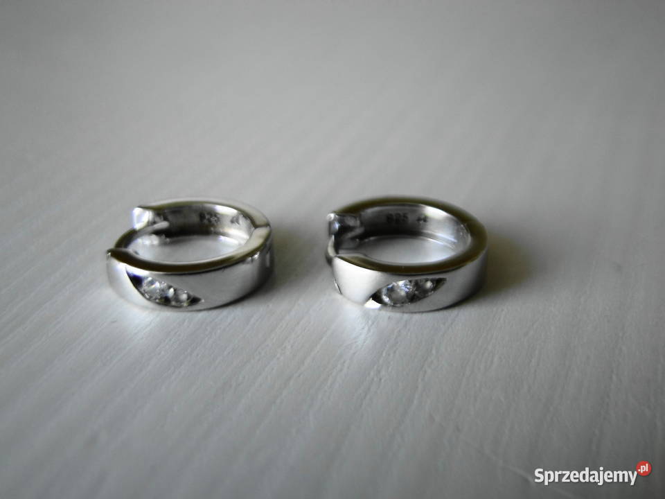 Kolczyki kółka srebro 925 Warszawa