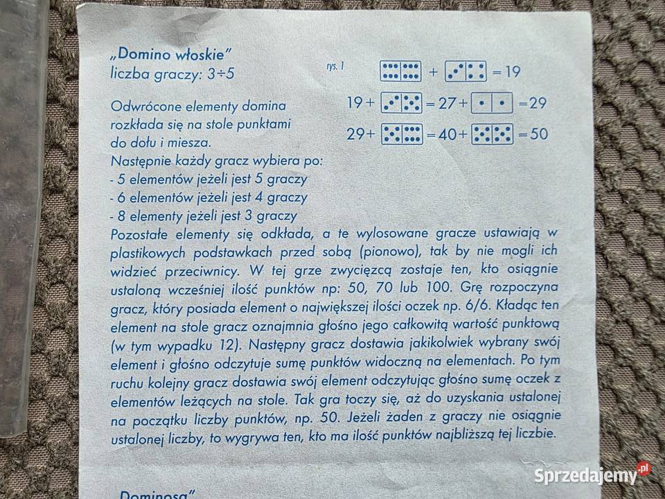 obrazkowe DOMINO zawody