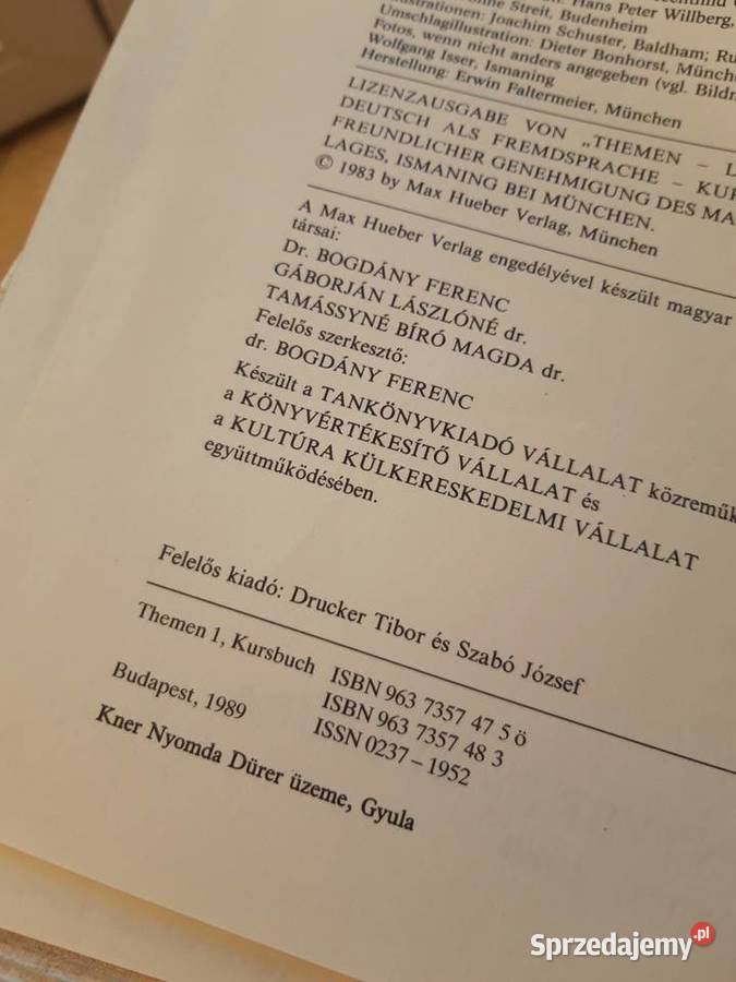 Themen 1 Kursbuch Budapest 1989 Bielsko-Biała