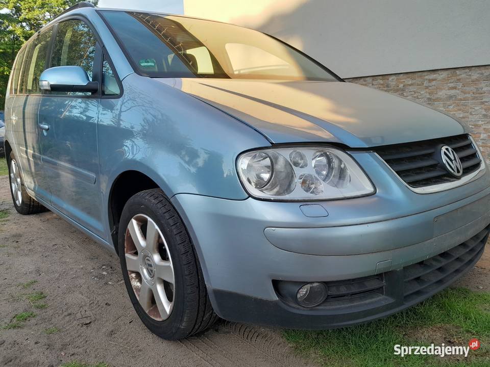 VW Touran 20FSI 150 z de climatronic zadbany alu sprowadzony Szamotuły sprzedam