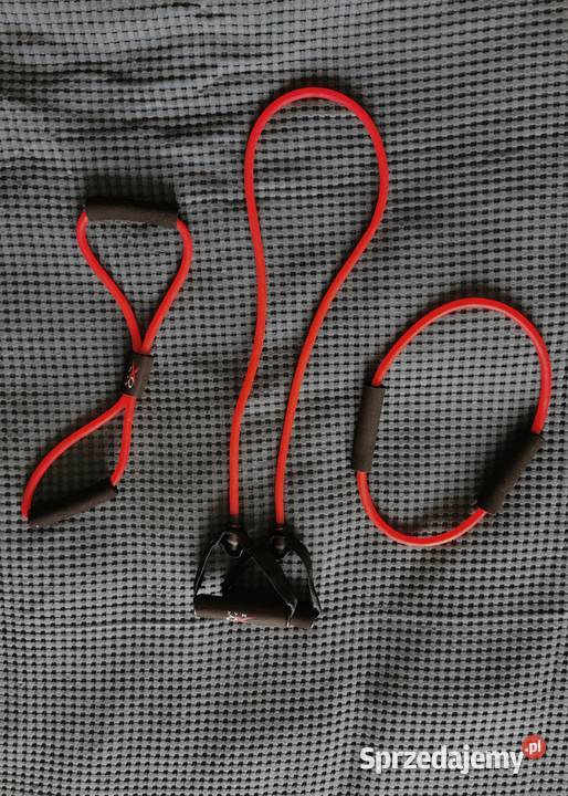 Gumy oporowe do ćwiczeń treningu Reda sprzedam