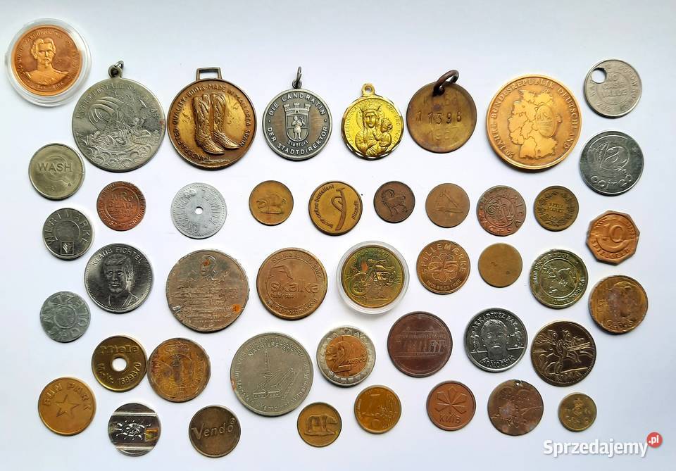 Zestaw Numizmatów Żetonów 44 Gliwice