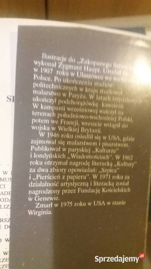 Zakopany sztandar Chełchowski książki