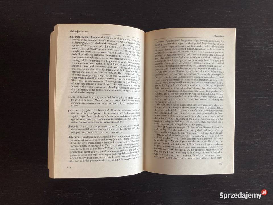 JA Cuddon Penguin Dictionary of Literary Terms miękka Elbląg