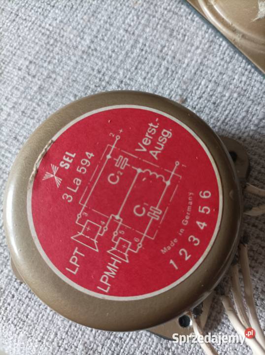 Lorenz niemieckie głośniki do lampyzwrotnice Płock