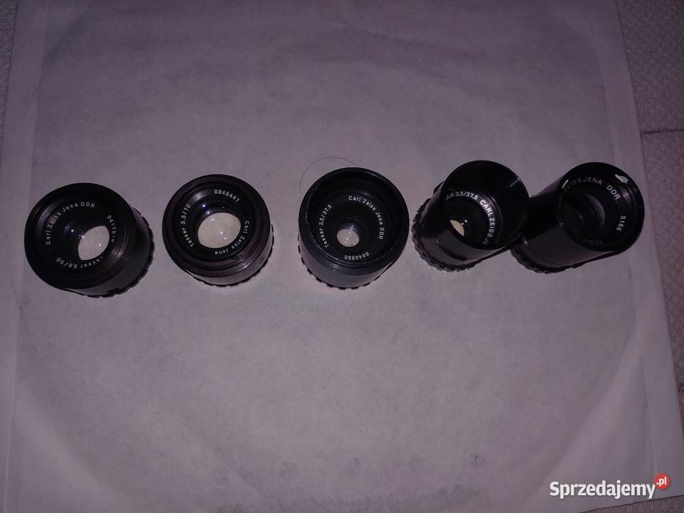 Obiektywy Carl Zeiss Jena Tessar Świdnica