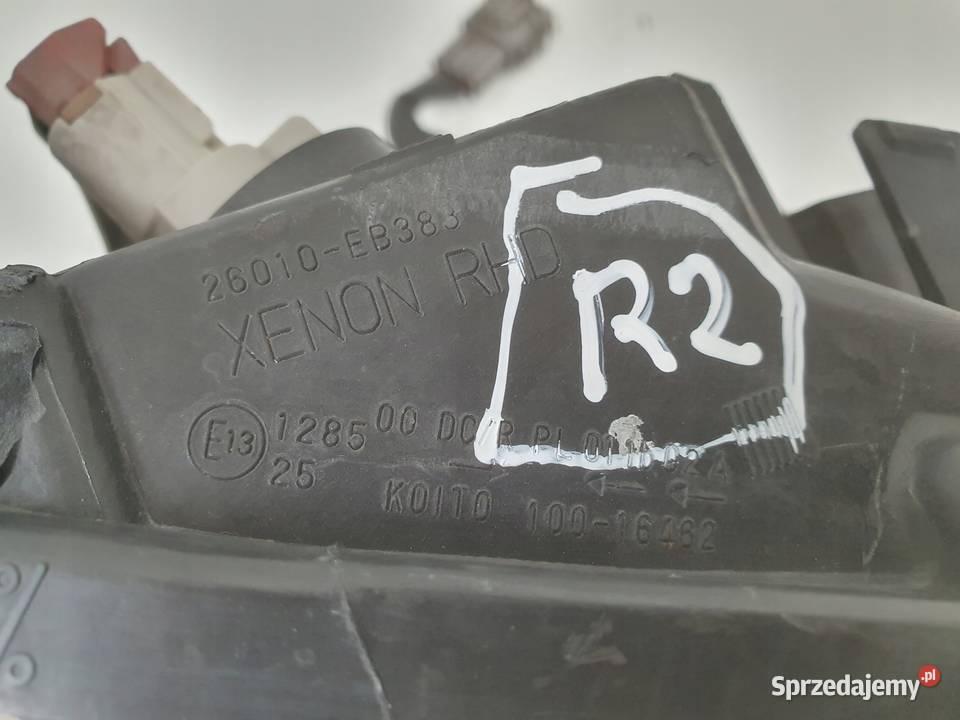 LAMPA PRAWA Nissan Pathfinder R51 Navara D40 III Lampy przednie Części samochodowe Rudka