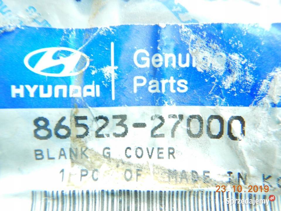 ZAŚLEPKA ZDERZAKA LEWY PRZÓD HYUNDAI TIBURON ASO