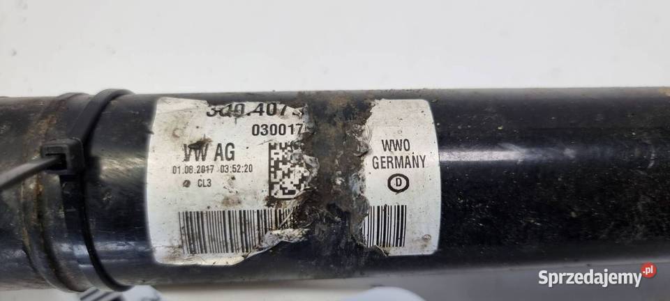 PÓŁOŚ PRAWA PRZÓD VOLKSWAGEN PASSAT B8 Lipno