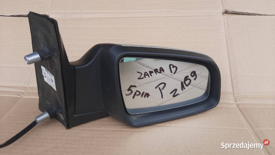 lusterko zewnętrzne Zafira B prawe 5 pin lak Dębno sprzedam