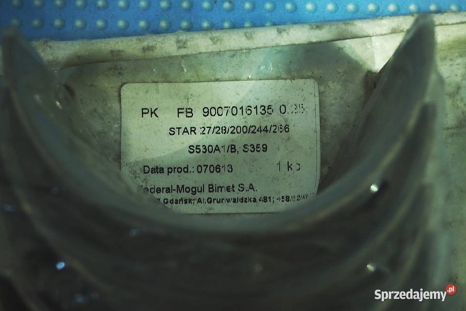 Panewki korbowodowe STAR S200 ciężarowe Włocławek