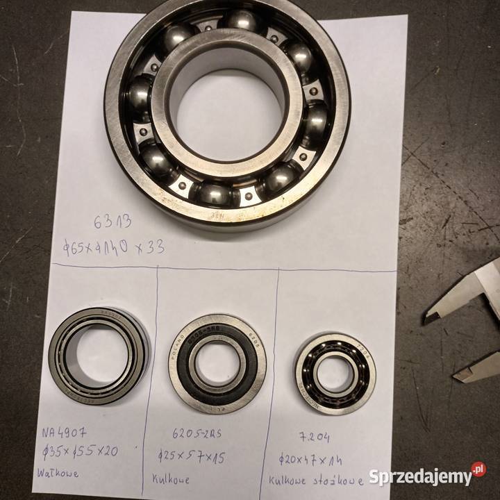łożysko 7204 6313 56052RS NA4907 Rusiec
