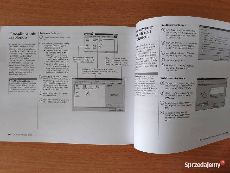 Książka MICROSOFT WORD 2000 z marszu komputer Złotniki