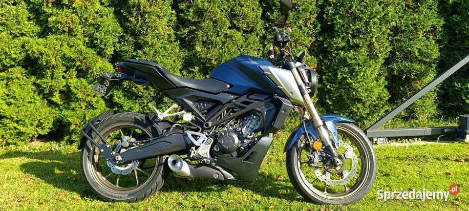 Honda cb125r 2021r niebieski Liniewo