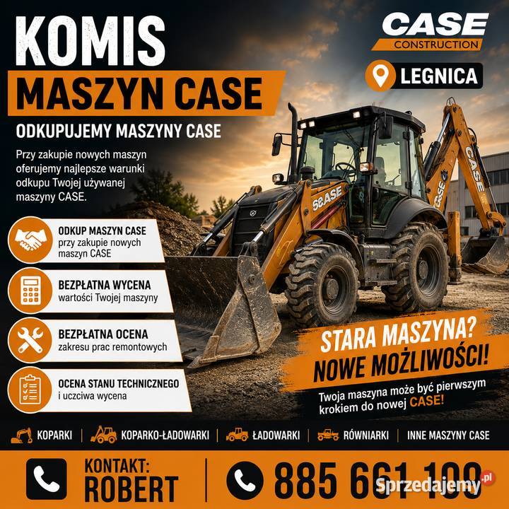 Koparko ładowarka CASE odkup