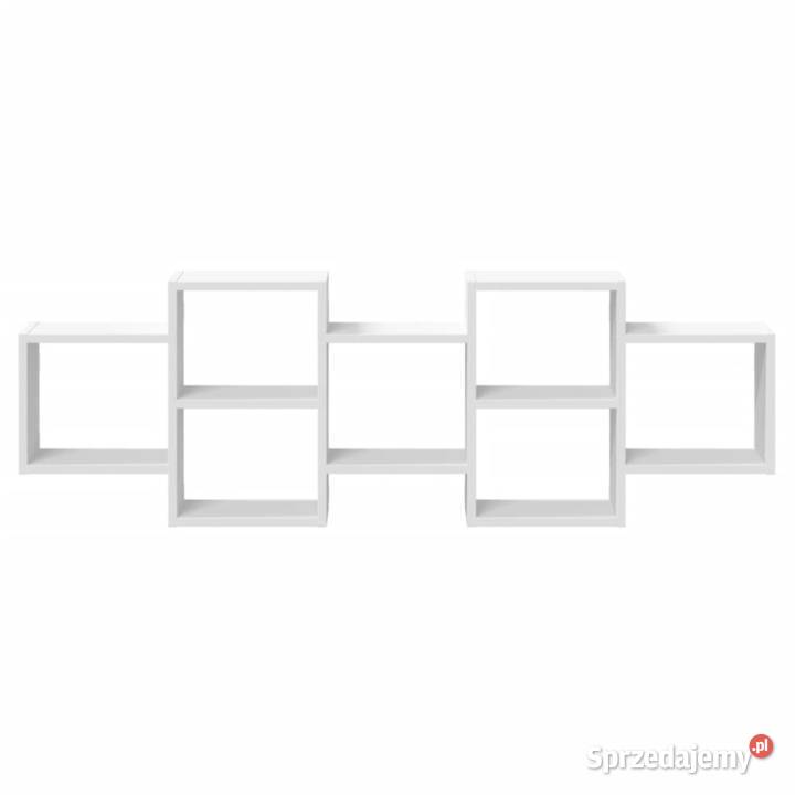 vidaXL Półka ścienna biała 129x18x42 SKU853218 Warszawa