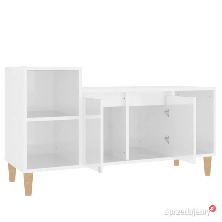 Szafka pod TV wysoki połysk biała 100x35x55 mazowieckie