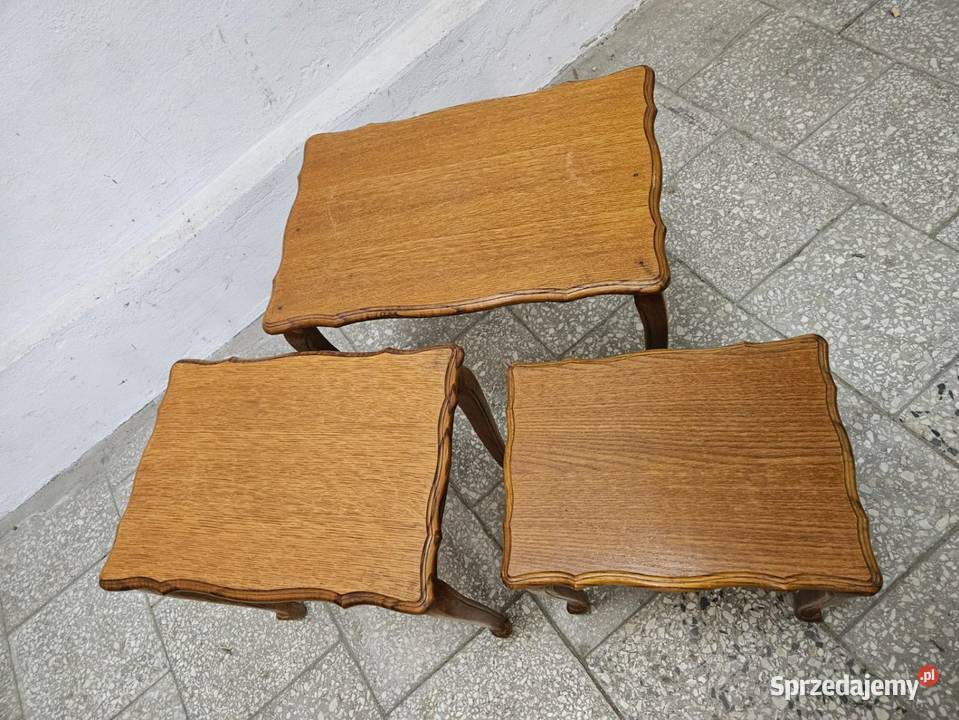 Stoliki ludwikowskie trojaki Francja Nowy Sącz sprzedam