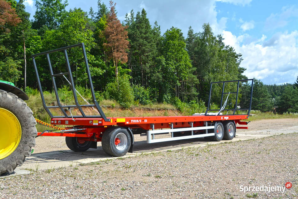 Przyczepa przyczepy platformowe do bel METALFACH Pozostałe Rogóźno