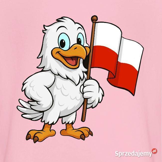 Niemowlęca koszulka premium Orzełek z flagą Kraków
