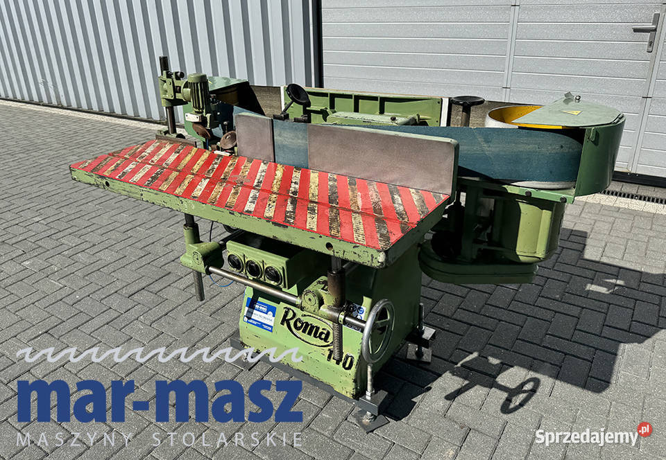 Szlifierka krawędziowa kątowa taśmowa ROMA 140 pomorskie Sierakowska Huta sprzedam