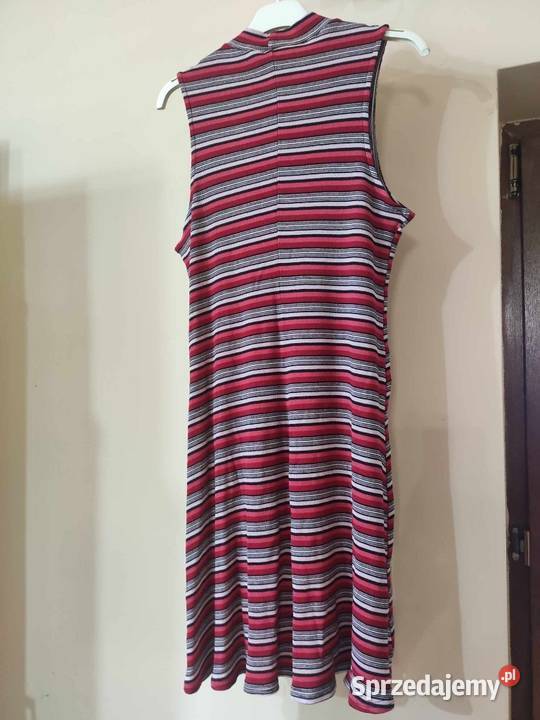 Sukienka w kolorowe paski Rozmiar 42(XL) Hajnówka