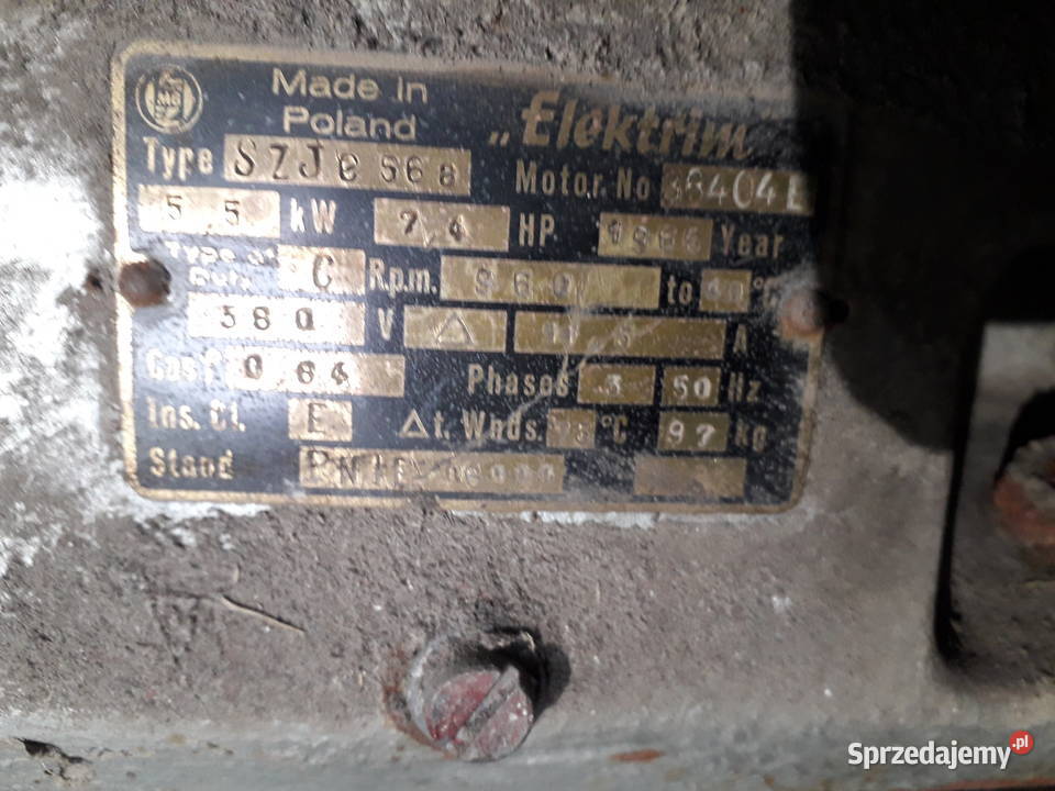 Gniotownik do zboża 55 kw Stara Kiszewa