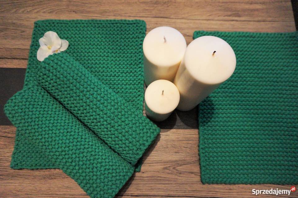 Podkładka na stół rękodzieło hand made kolory wielokolorowy mazowieckie Józefów
