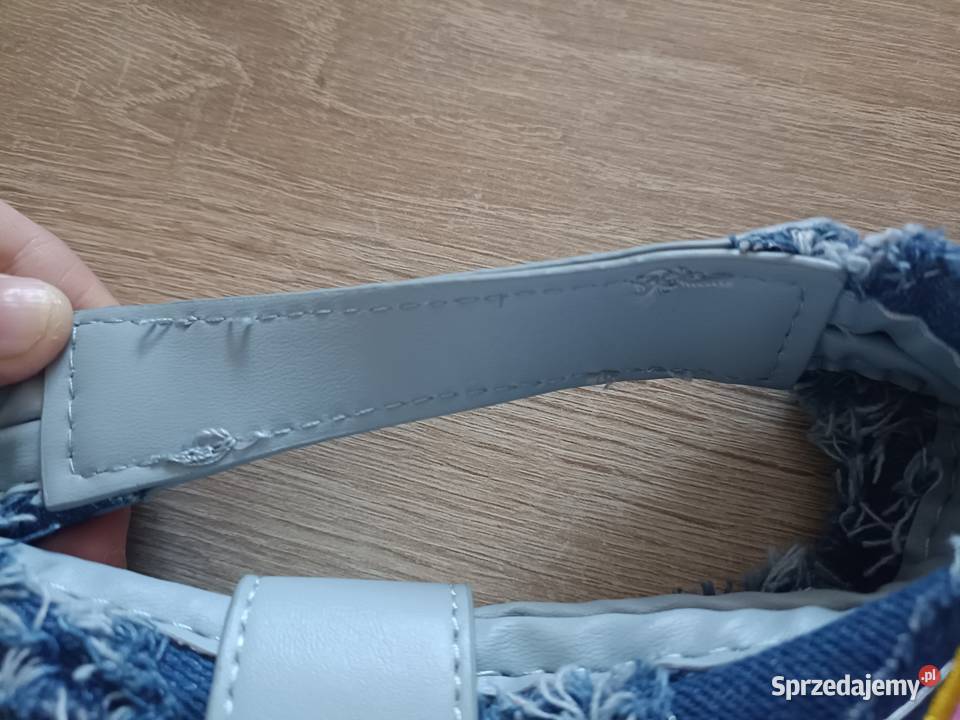 Torebka dżinsowa retro mała na ramię 17cm Moda i Styl pomorskie sprzedam