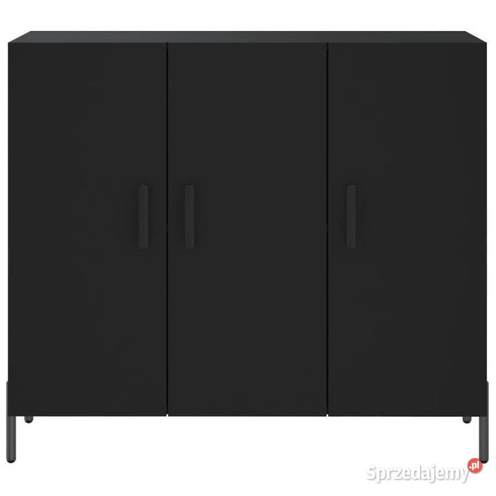 Szafka czarna 90x34x80 materiał drewnopochodny mazowieckie Warszawa