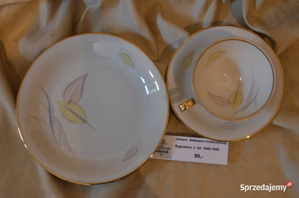 Porcelana Śniadaniówka Trio Bavaria Johan