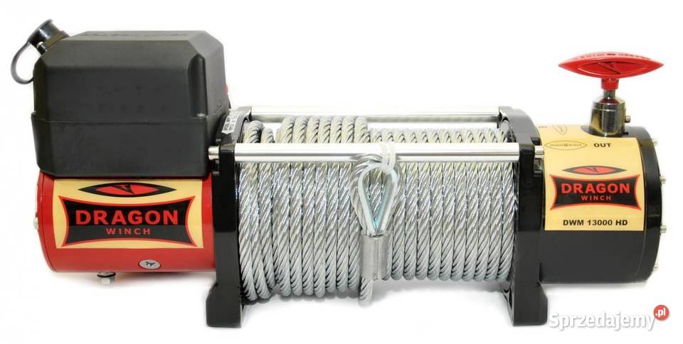 Wyciągarka DWM 13000 HD 12V z liną stalową ATV 4x4