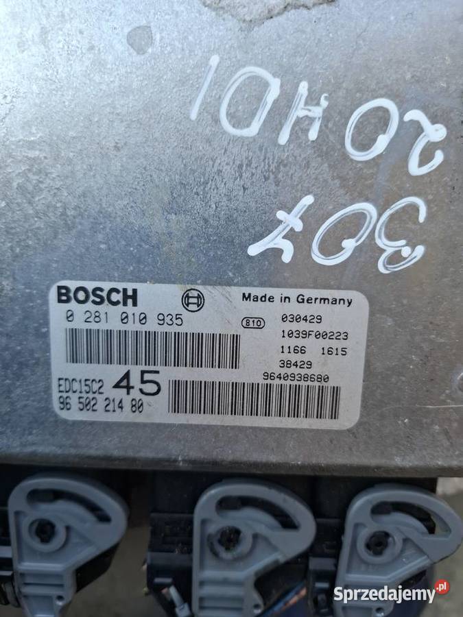 Komputer Sterownik Silnika Peugeot 307 20HDI Wisznice sprzedam