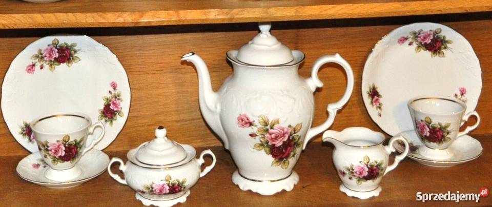 Róża Włoska serwis obiadowy1243 zastawa stołowa Wałbrzych