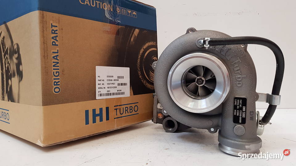 Nowa turbosprężarka IHI MYDW C72CADS0056B Siedlce sprzedam