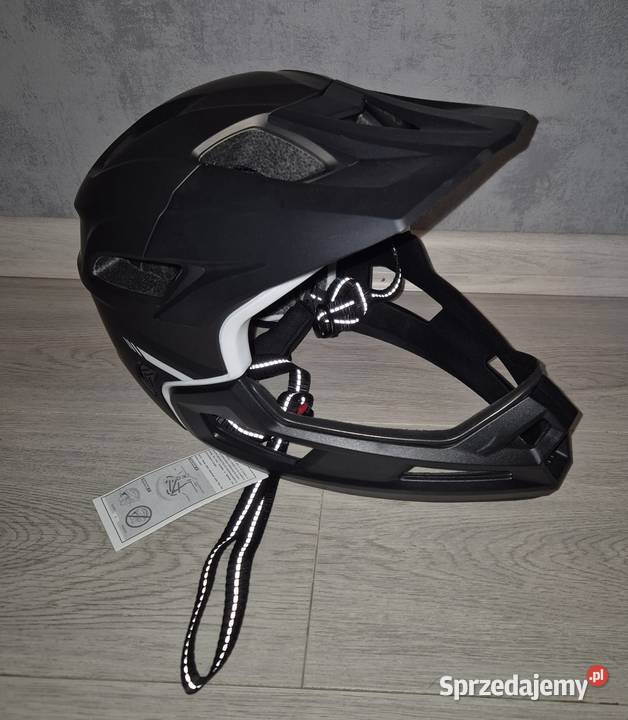 Kask rowerowy pełno twarzowy tytanowy Nowy 5862 Łódź