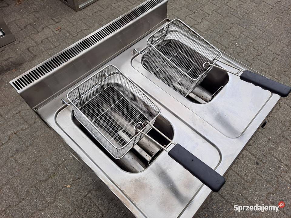 FRYTOWNICA GAZOWA 2 KOMORY 2X8L TECNOINOX M1810N Nowe Skalmierzyce