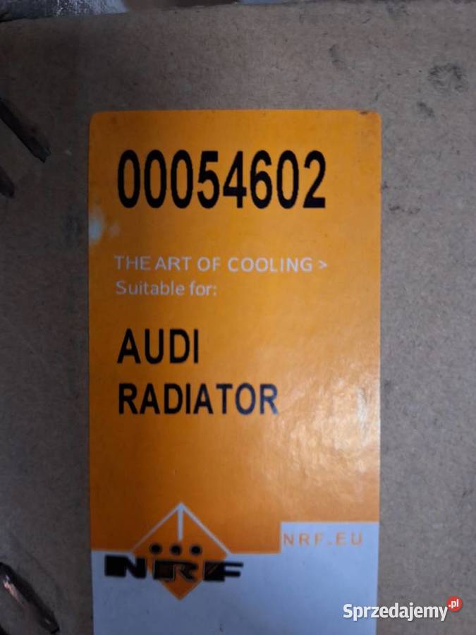 Chłodnica wody NRF 00054602 Audi Układ chłodzenia Sosnowiec