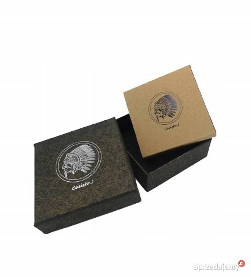 Elegancka bransoletka męska pleciona ze skóry Dla mężczyzn Warszawa